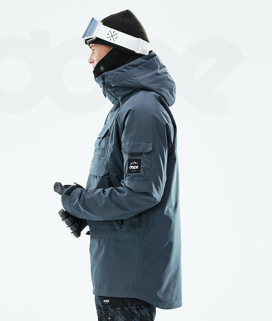 Blue Men's Dope Akin 2021 Snowboard Jackets | AUOR2745