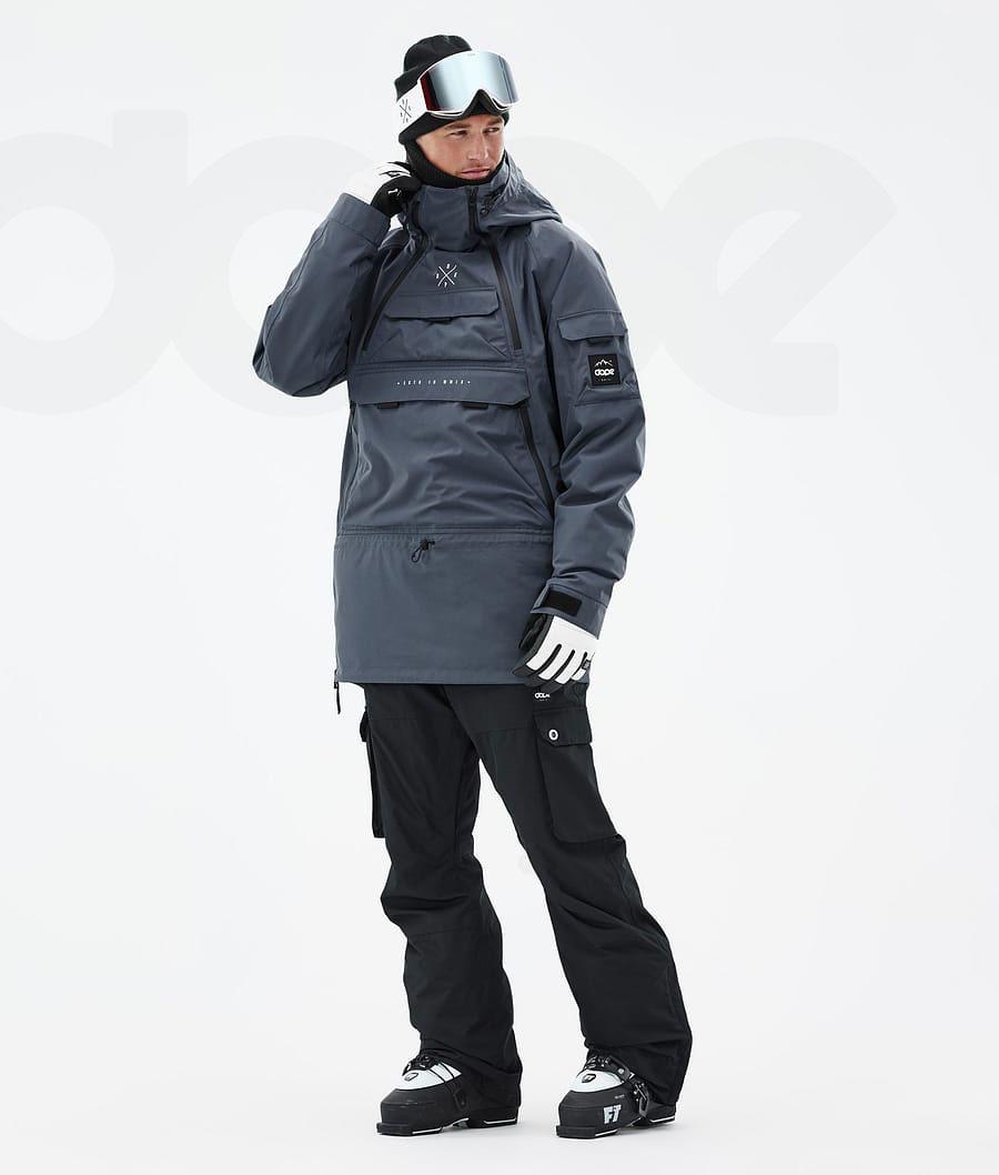 Blue Men's Dope Akin Ski Jackets | AUFM2882