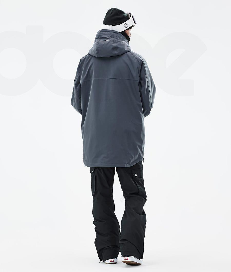 Blue Men's Dope Akin Snowboard Jackets | AUDN2741