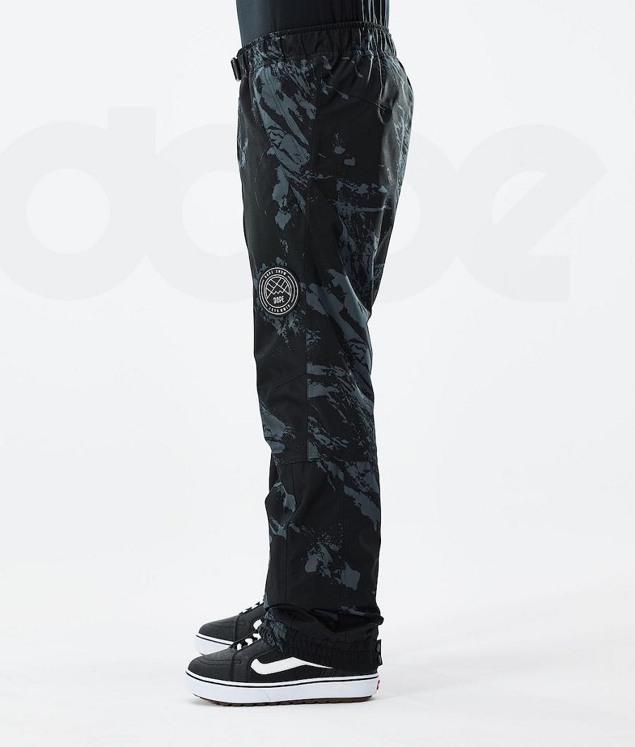 Blue Men's Dope Blizzard 2021 Paint Snowboard Pants | AUKI2568