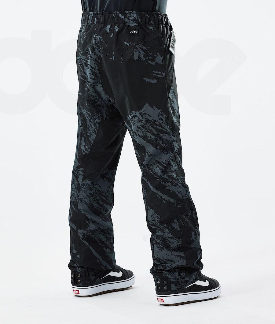 Blue Men's Dope Blizzard 2021 Paint Snowboard Pants | AUKI2568