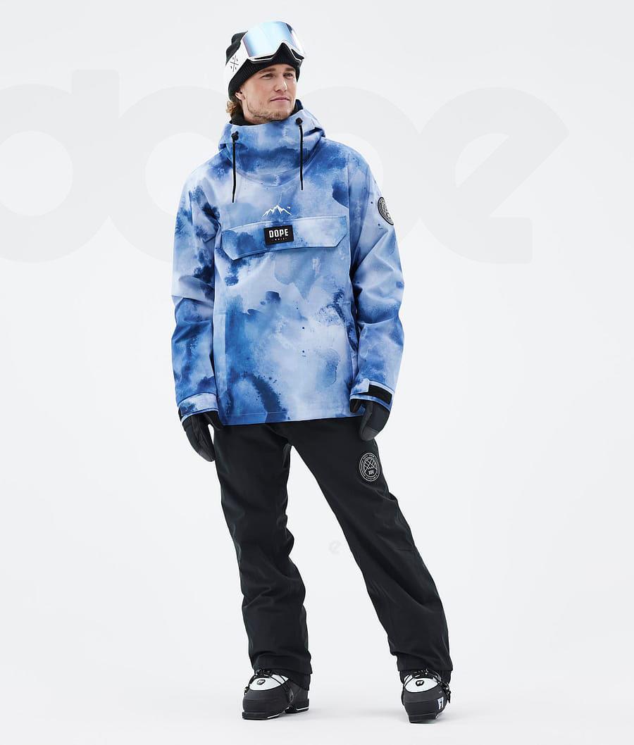 Blue Men's Dope Blizzard Liquid Ski Jackets | AUOR2914