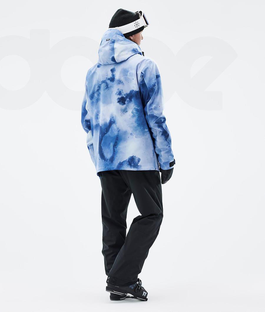 Blue Men's Dope Blizzard Liquid Ski Jackets | AUOR2914