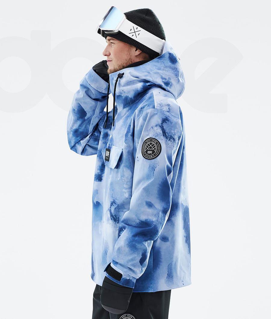 Blue Men's Dope Blizzard Liquid Ski Jackets | AUOR2914