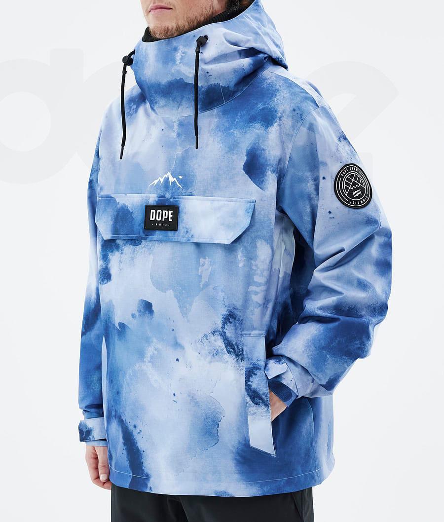 Blue Men's Dope Blizzard Liquid Ski Jackets | AUOR2914