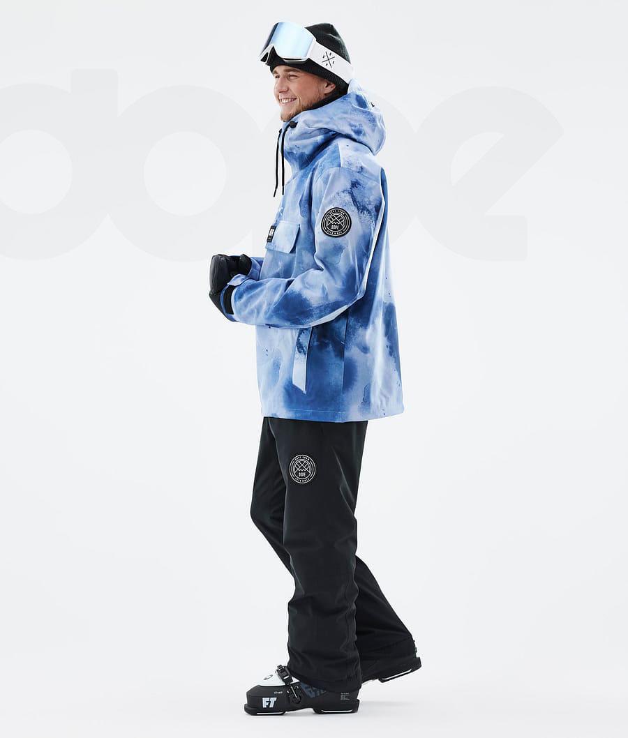 Blue Men's Dope Blizzard Liquid Ski Jackets | AUOR2914