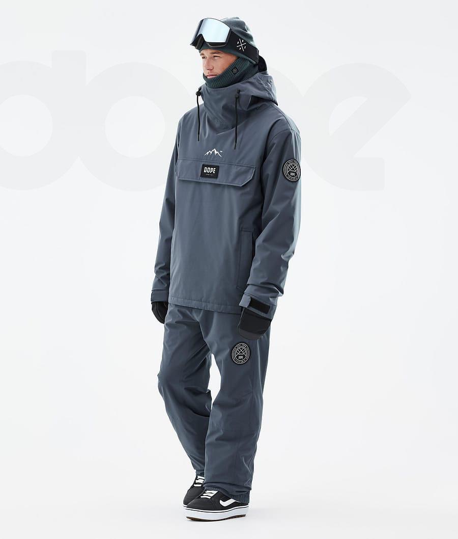 Blue Men's Dope Blizzard Snowboard Jackets | AUGL2766