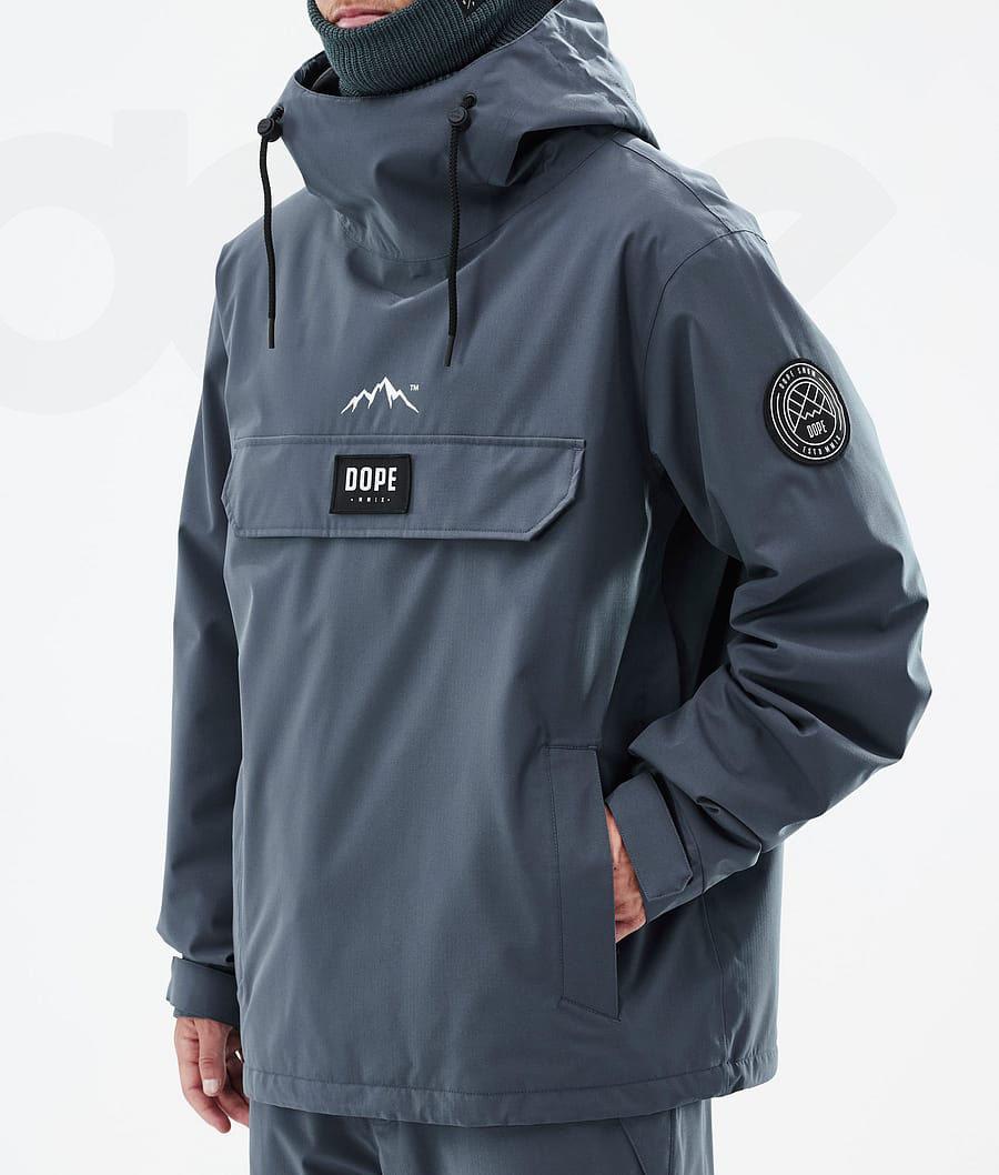 Blue Men's Dope Blizzard Snowboard Jackets | AUGL2766