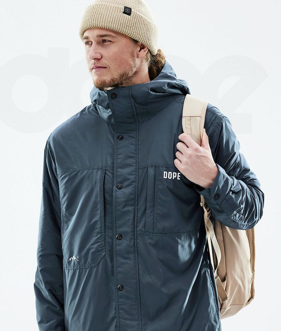 Blue Men's Dope Insulated Outdoor Jackets | AUIS2702