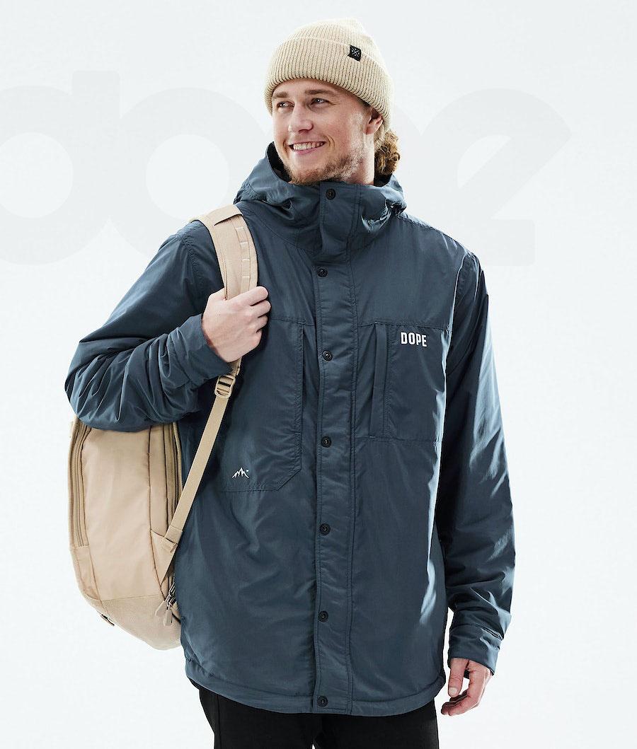 Blue Men's Dope Insulated Outdoor Jackets | AUIS2702