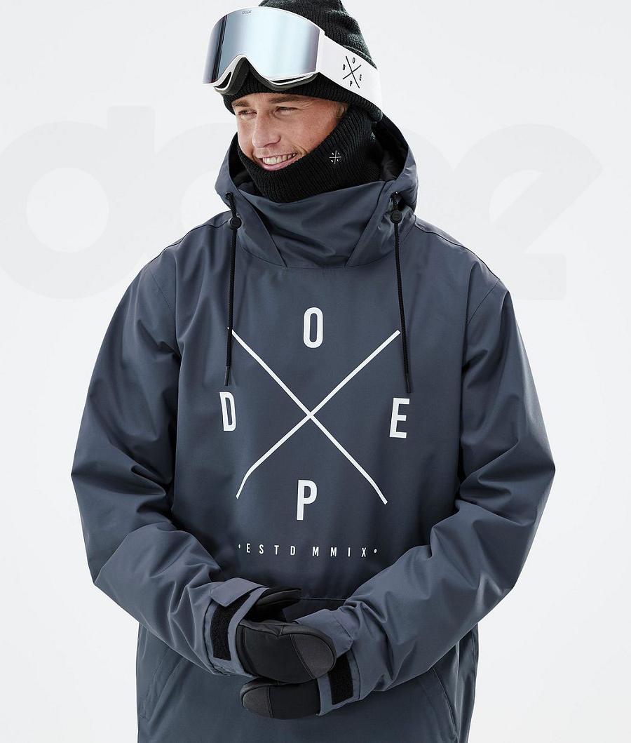 Blue Men's Dope Migoo 2X-Up Snowboard Jackets | AUJJ2808