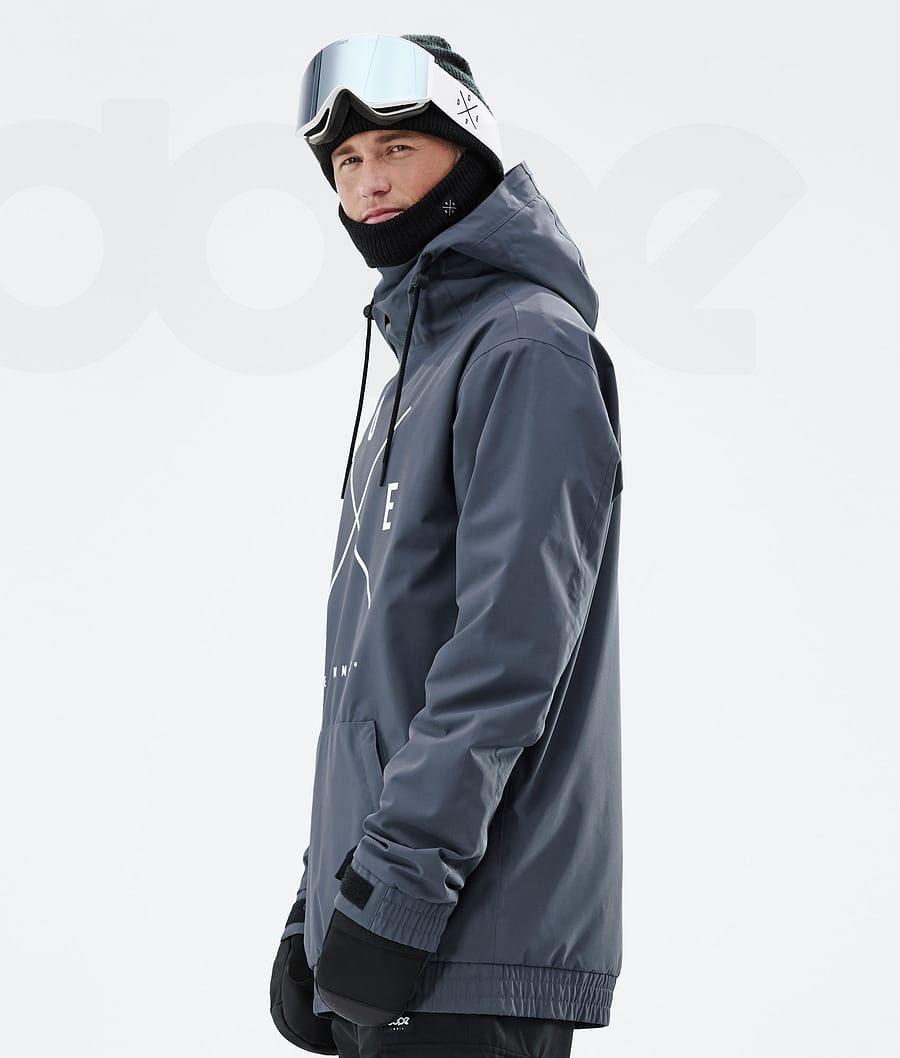 Blue Men's Dope Migoo 2X-Up Snowboard Jackets | AUJJ2808