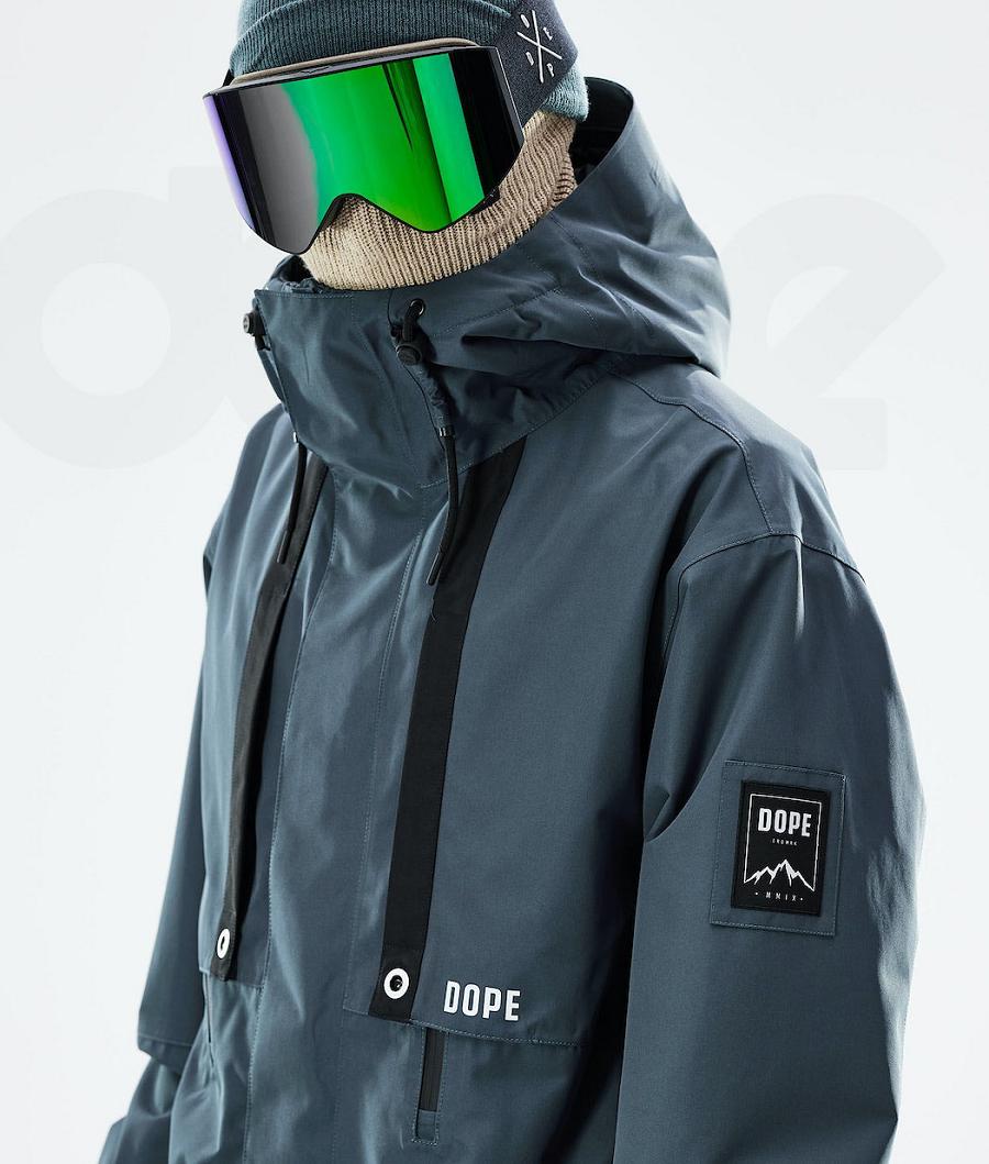 Blue Men's Dope Mojo Snowboard Jackets | AUHK2809