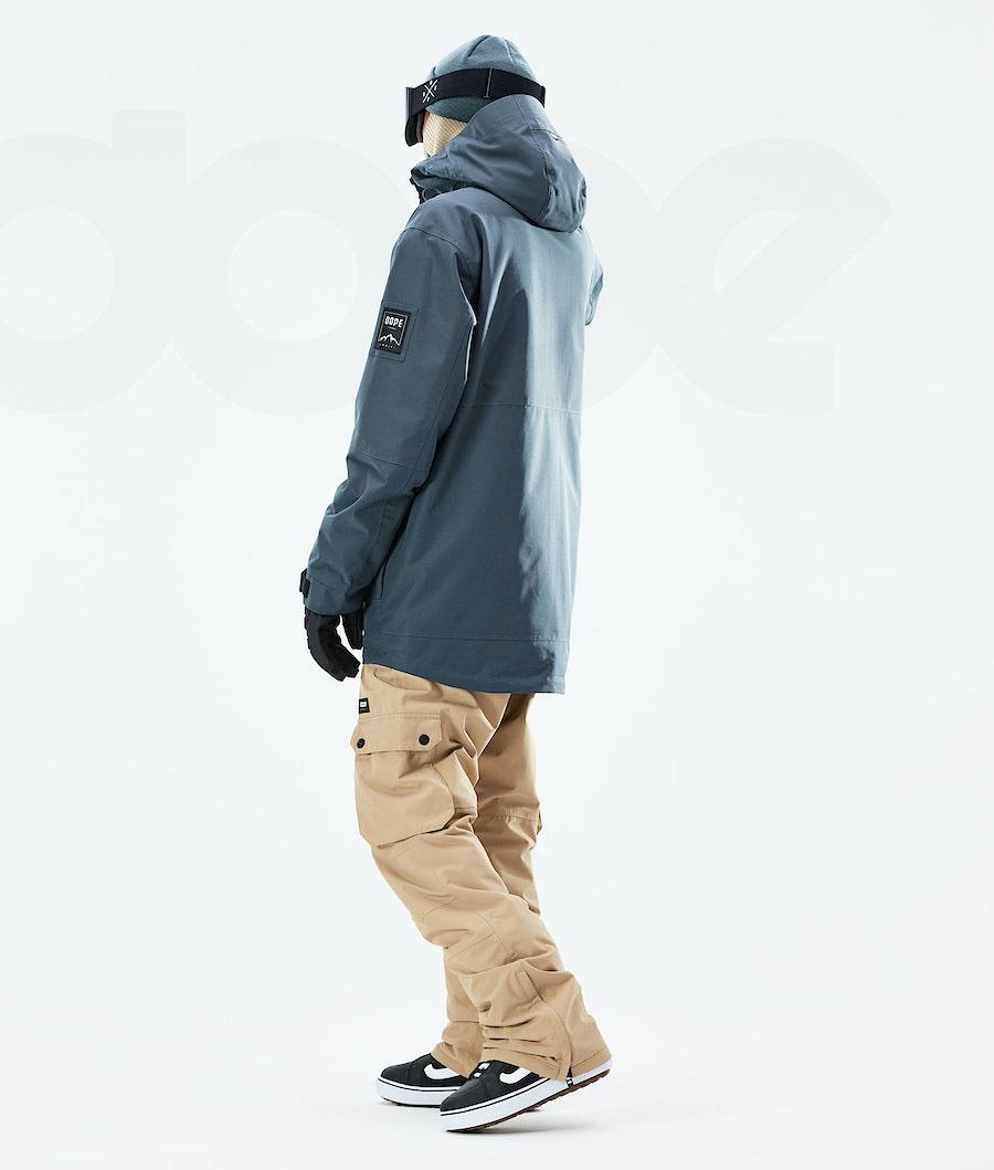 Blue Men's Dope Mojo Snowboard Jackets | AUHK2809