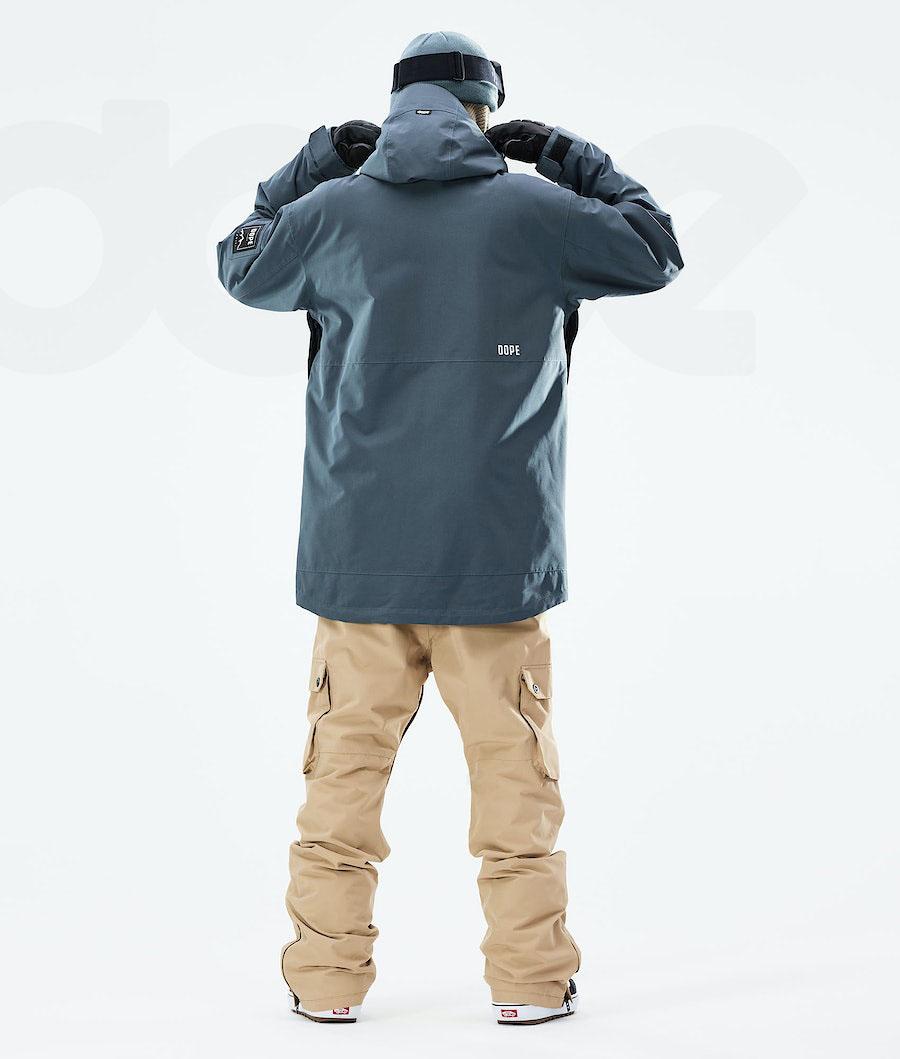 Blue Men's Dope Mojo Snowboard Jackets | AUHK2809