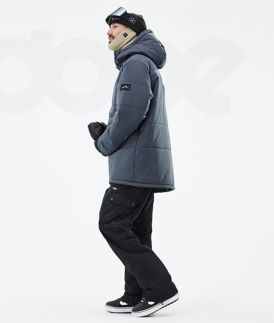 Blue Men's Dope Puffer Snowboard Jackets | AUSO2813