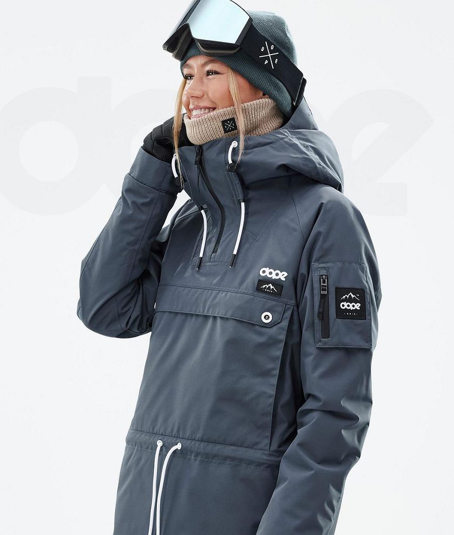 Blue Women's Dope Annok W Snowboard Jackets | AUFM3424