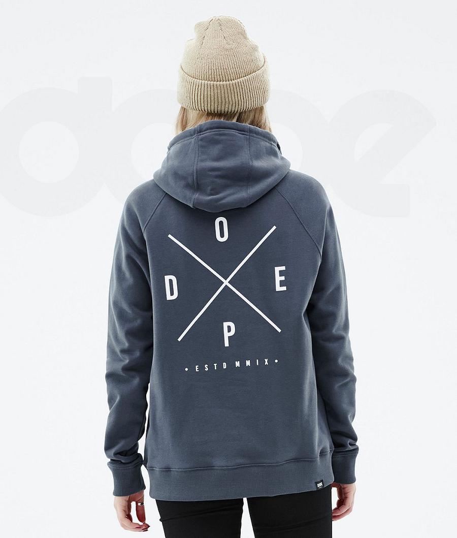 Blue Women\'s Dope Common W 2X-Up Hoodie | AUUT3829