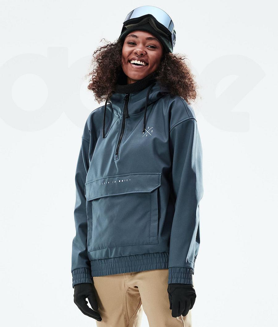 Blue Women\'s Dope Cyclone W 2021 Snowboard Jackets | AUAP3486