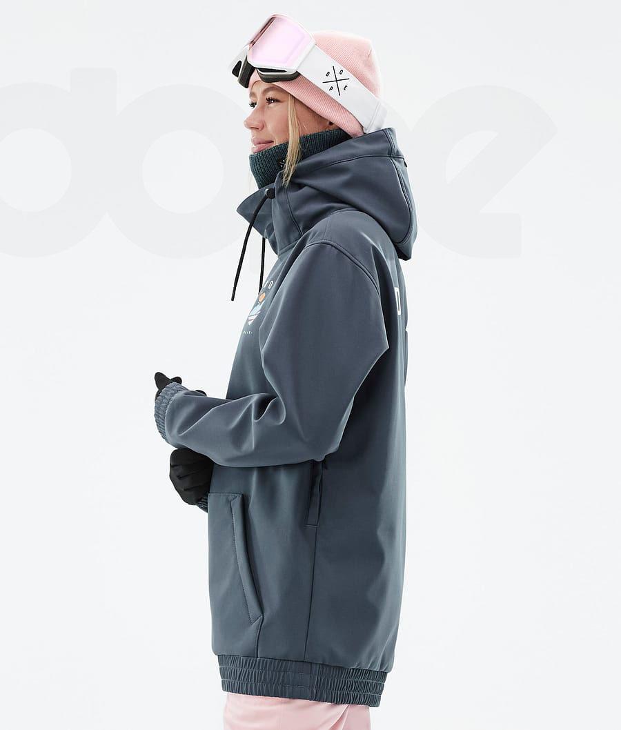 Blue Women's Dope Yeti W Pine Snowboard Jackets | AURW3545