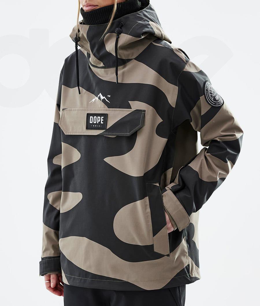 Brown / Black Women's Dope Blizzard W Pangea Ski Jackets | AUAP3642