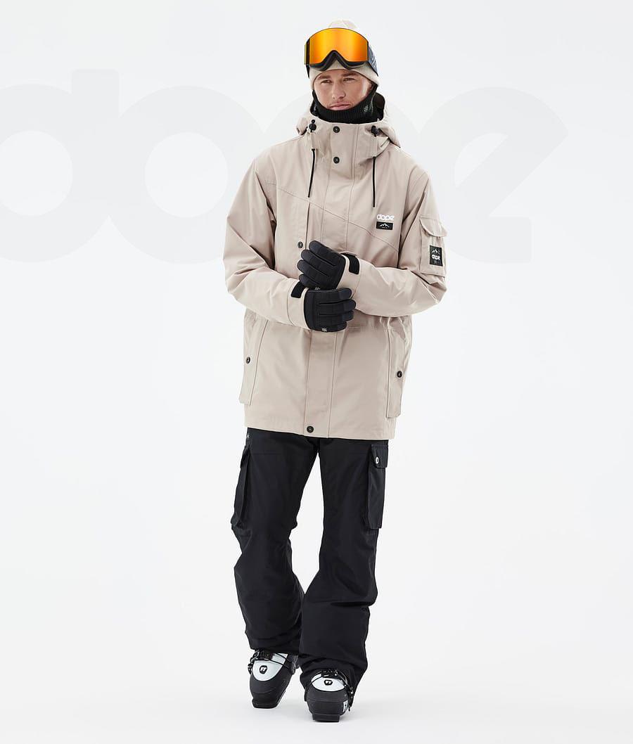 Brown Men's Dope Adept Ski Jackets | AURW2866