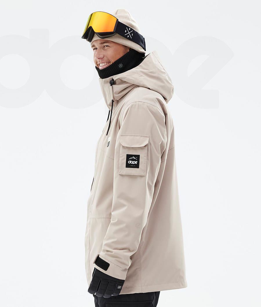 Brown Men's Dope Adept Ski Jackets | AURW2866