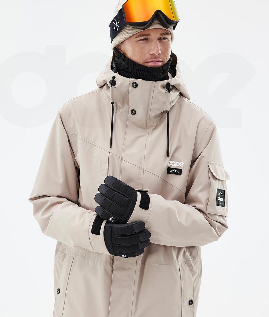 Brown Men's Dope Adept Snowboard Jackets | AUIS2720