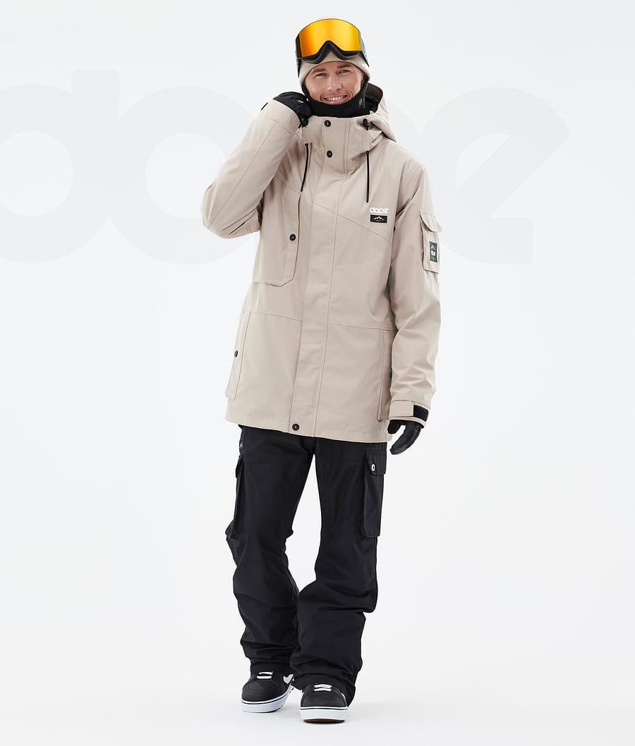 Brown Men's Dope Adept Snowboard Jackets | AUIS2720