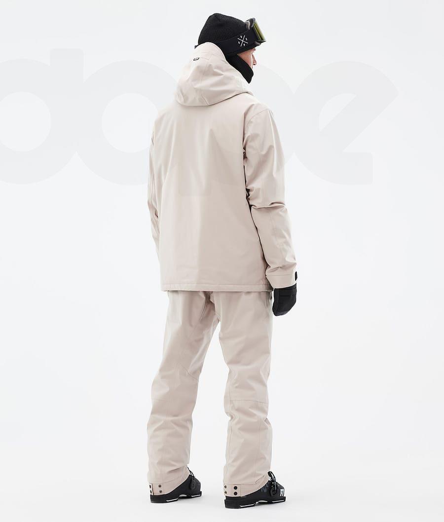 Brown Men's Dope Blizzard Ski Jackets | AULH2903