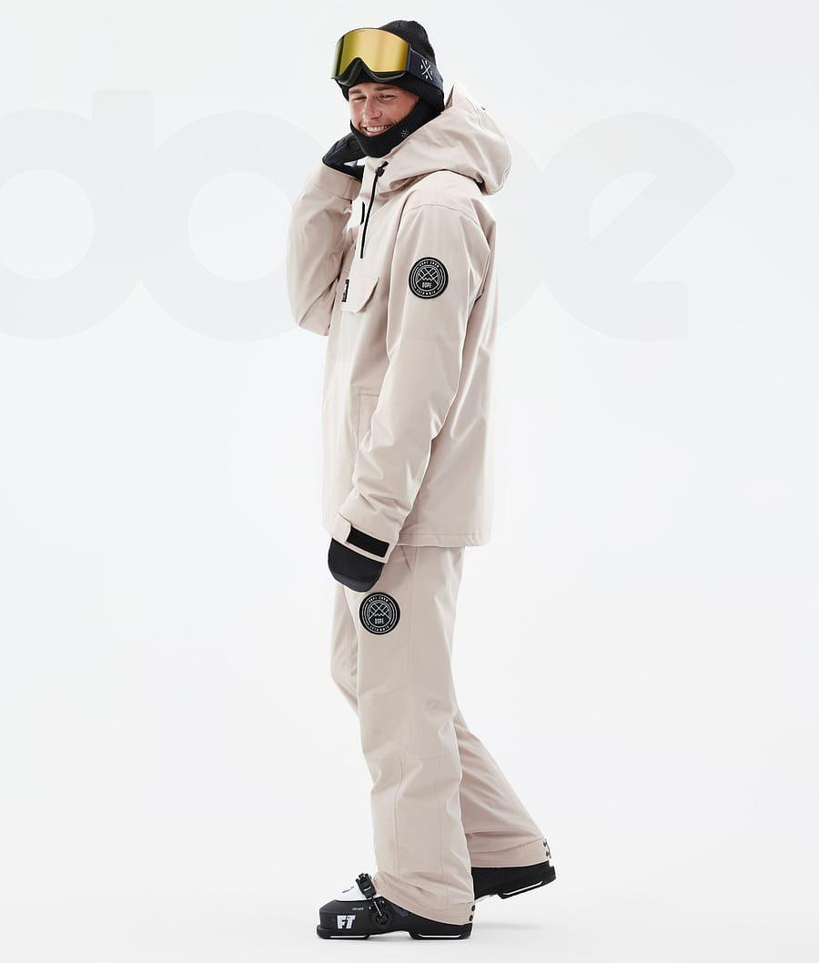 Brown Men's Dope Blizzard Ski Jackets | AULH2903