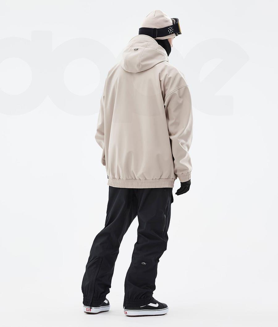 Brown Men's Dope Cyclone Snowboard Jackets | AUOR2790