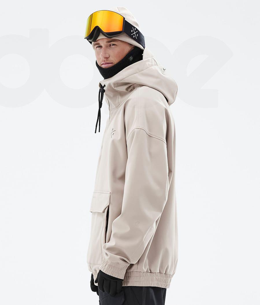 Brown Men's Dope Cyclone Snowboard Jackets | AUOR2790