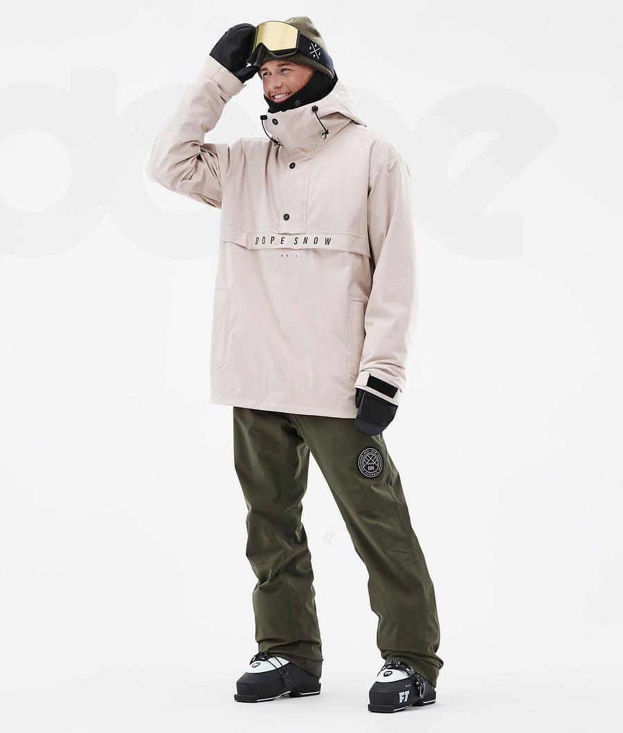 Brown Men's Dope Legacy Ski Jackets | AUDN2928