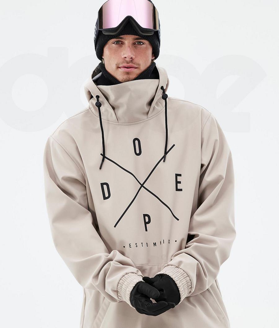 Brown Men's Dope Yeti 2X-Up Snowboard Jackets | AUWY2850