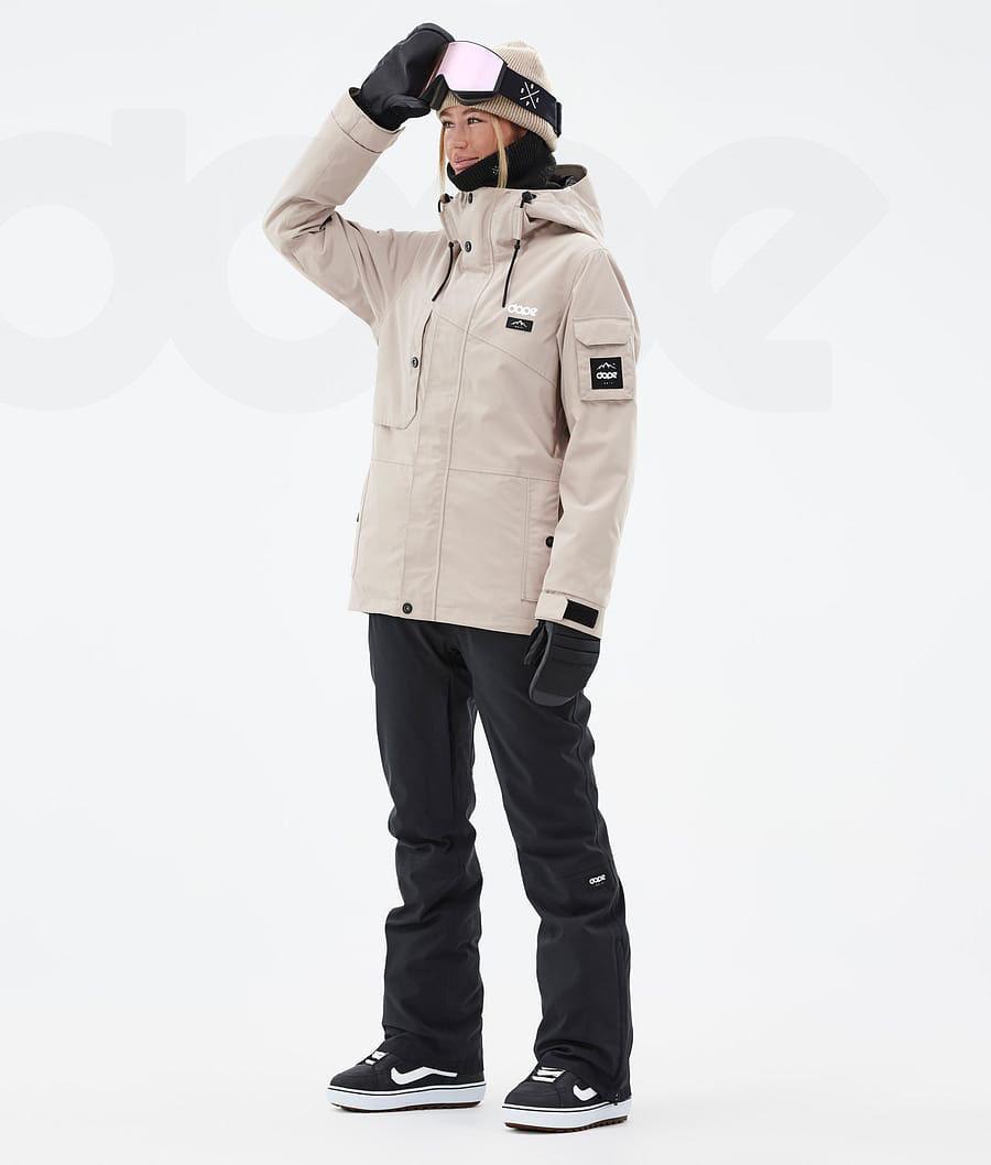 Brown Women's Dope Adept W Snowboard Jackets | AUDN3380