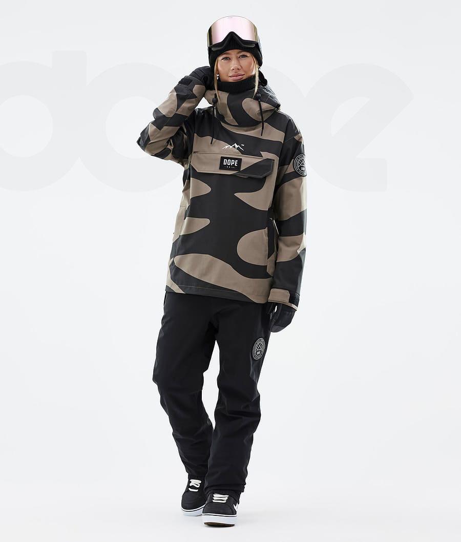 Brown Women's Dope Blizzard W Pangea Snowboard Jackets | AUNB3473