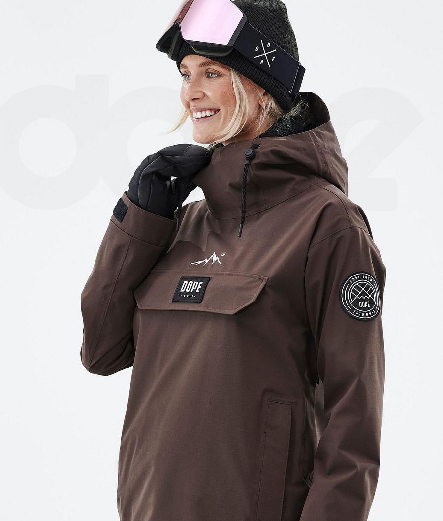 Brown Women's Dope Blizzard W Ski Jackets | AUSO3616