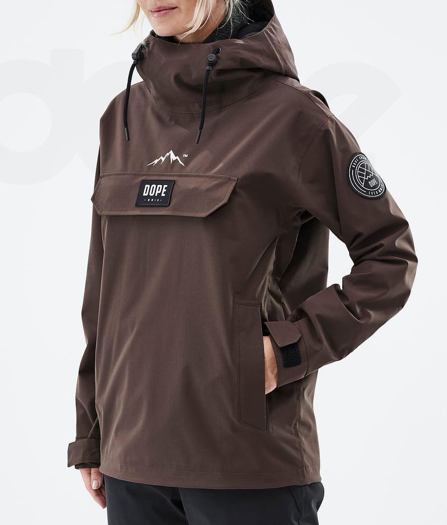 Brown Women's Dope Blizzard W Ski Jackets | AUSO3616