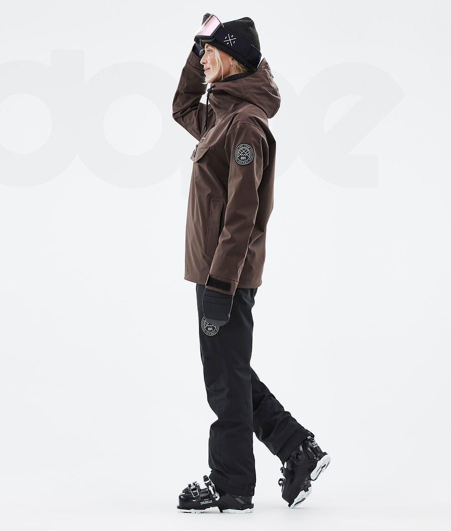 Brown Women's Dope Blizzard W Ski Jackets | AUSO3616