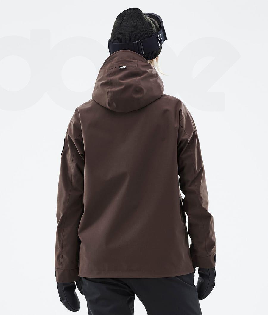 Brown Women's Dope Blizzard W Ski Jackets | AUSO3616