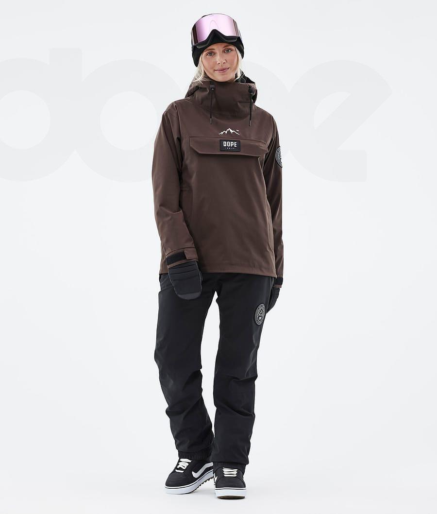 Brown Women's Dope Blizzard W Snowboard Jackets | AUVD3448