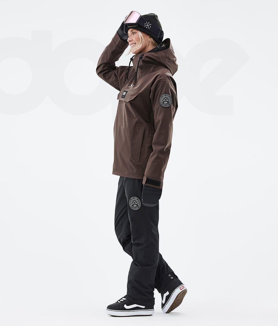 Brown Women's Dope Blizzard W Snowboard Jackets | AUVD3448