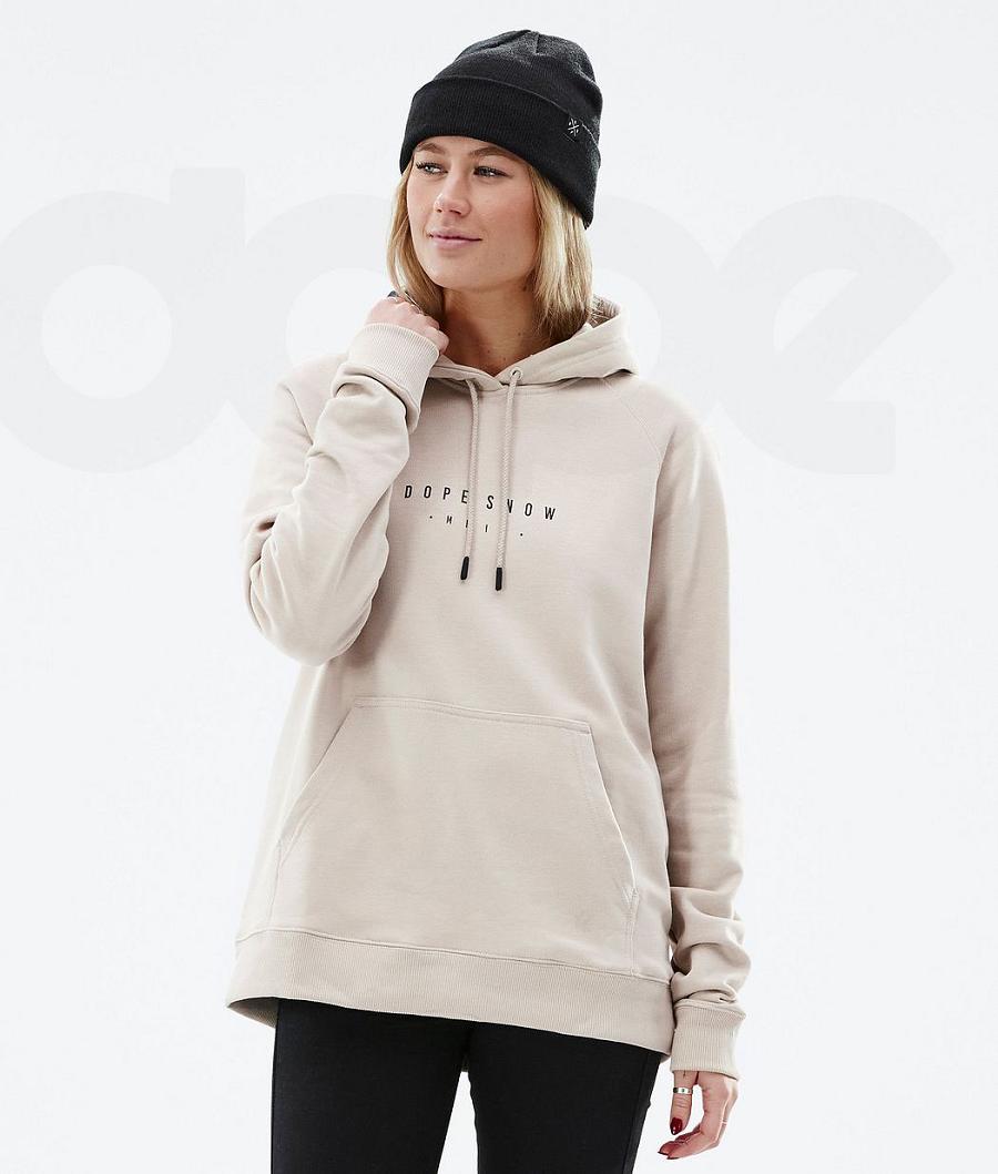 Brown Women's Dope Common W Range Hoodie | AUQZ3835