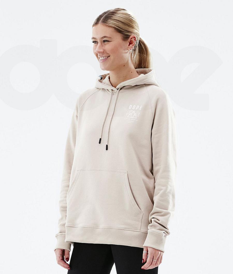 Brown Women's Dope Common W Summit Hoodie | AUGL3839