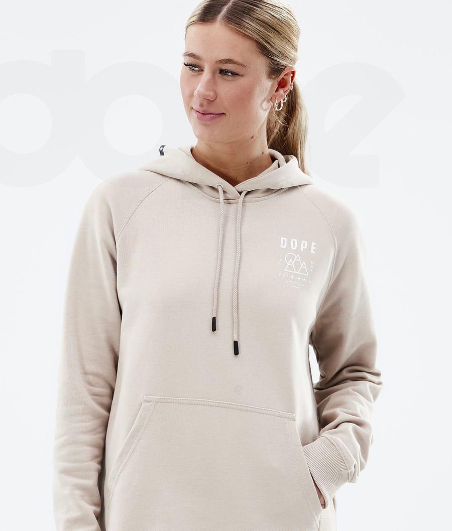 Brown Women's Dope Common W Summit Hoodie | AUGL3839