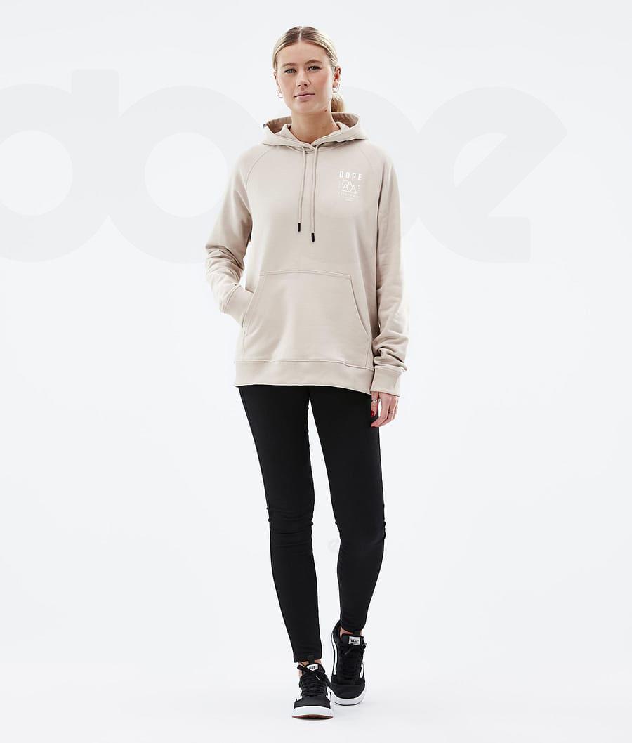 Brown Women's Dope Common W Summit Hoodie | AUGL3839