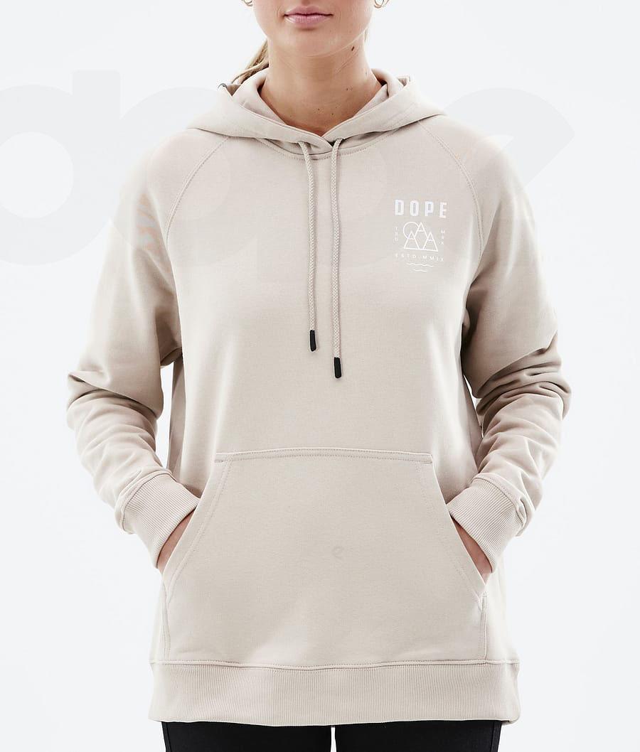 Brown Women's Dope Common W Summit Hoodie | AUGL3839