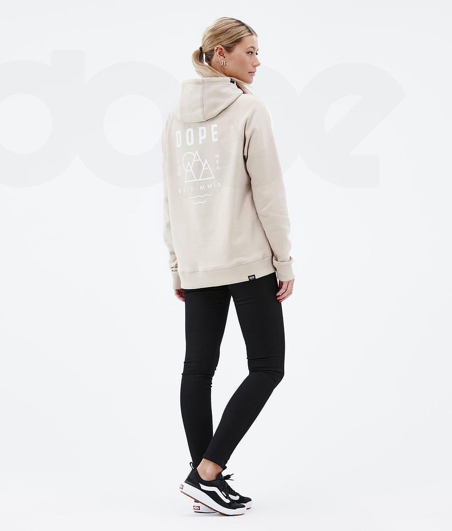 Brown Women's Dope Common W Summit Hoodie | AUGL3839