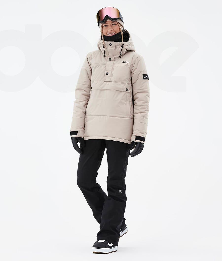 Brown Women's Dope Puffer W Snowboard Jackets | AUXF3502